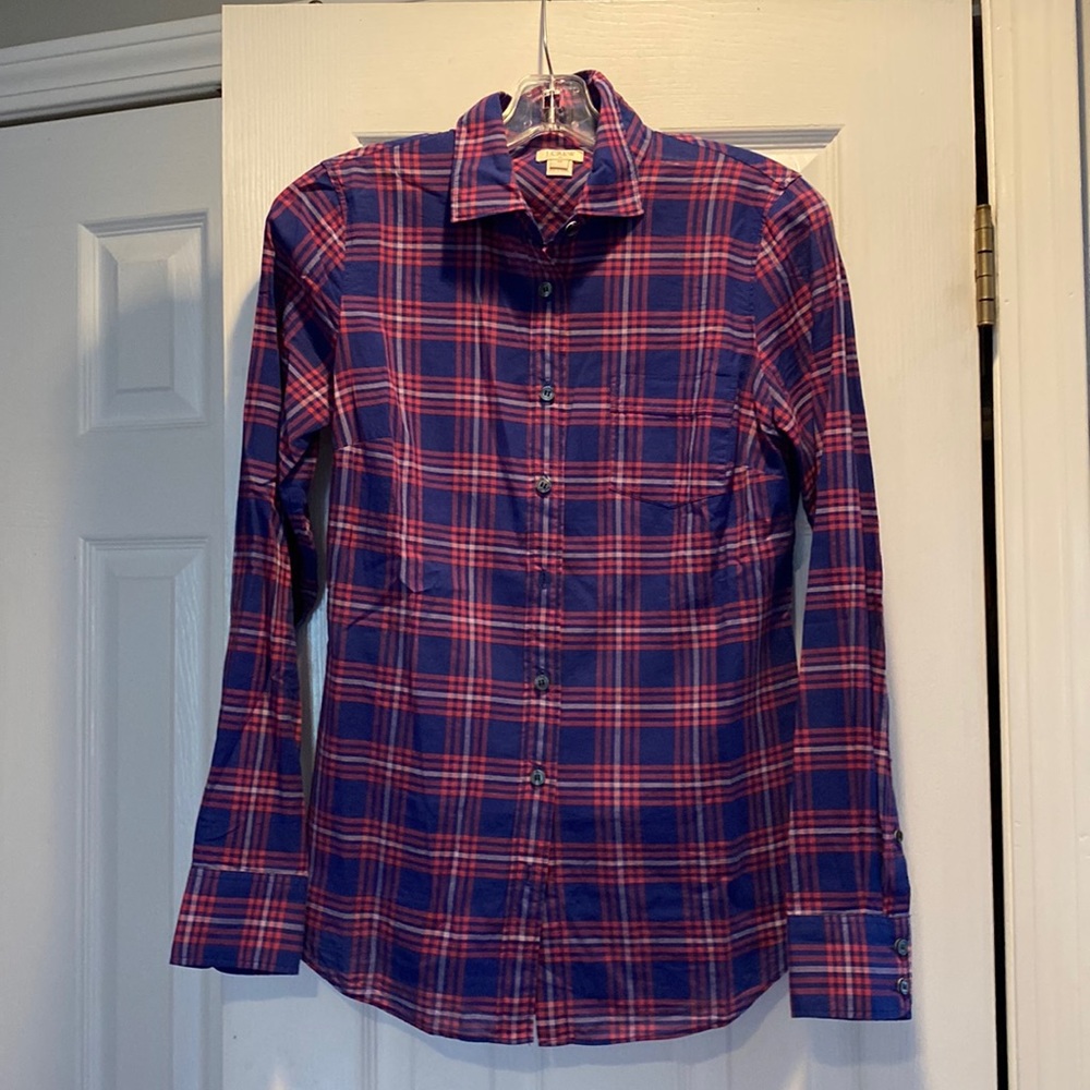 J.Crew Button down plaid